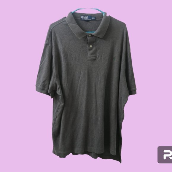 Polo by Ralph Lauren men's short sleeved polo shirt in gray size XXL (2XL). - Picture 1 of 7